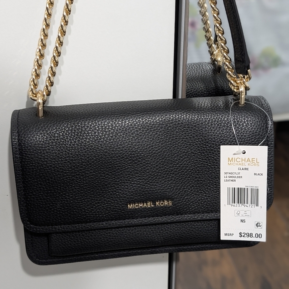 Michael Kors Black Claire Bag - NWT! - Picture 2 of 9